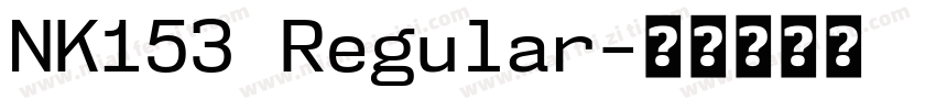 NK153 Regular字体转换